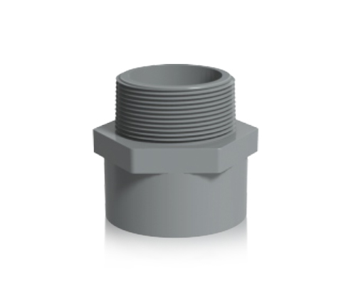 0.5' to 2' HEX CPVC Male or Female Thread Adapter 